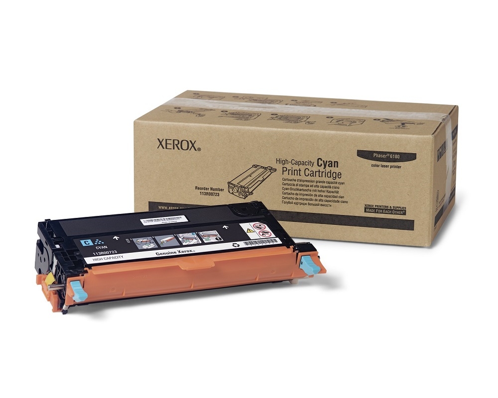 Xerox Phaser 6180 Cyan High capacity print cartridge
