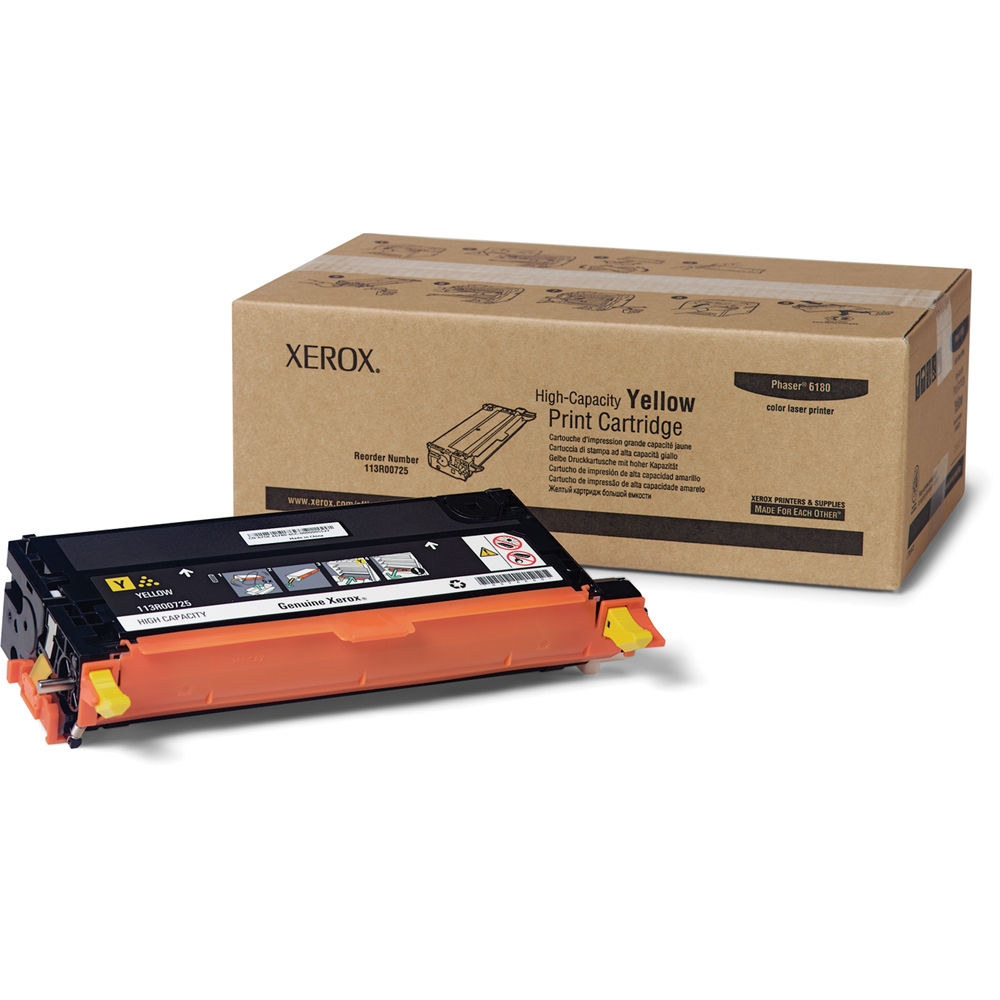 Xerox Phaser 6180 Yellow High capacity print cartridge