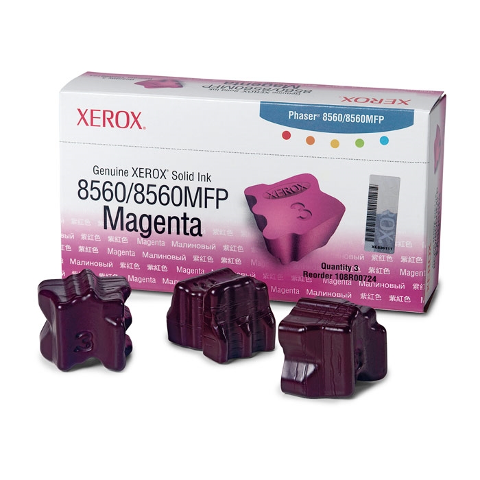 Xerox Genuine Solid Ink-8560W Magenta (3 STICKS)
