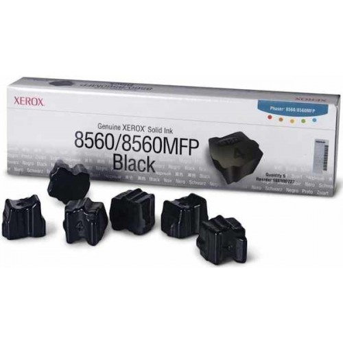 Xerox Genuine Solid Ink-8560W Black (6 STICKS)