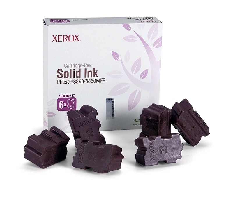 Xerox Genuine Solid Ink Magenta, Phaser 8860/8860MFP (6 Sticks)