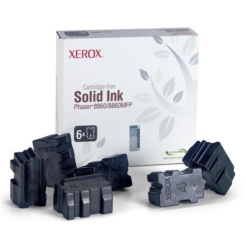 Xerox Genuine Solid Ink Black, Phaser 8860/8860MFP (6 Sticks)