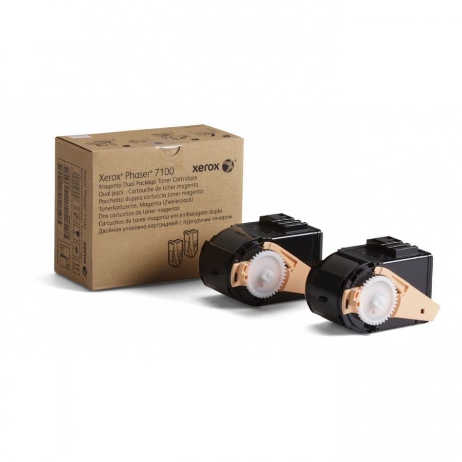 Xerox Phaser 7100 Magenta Dual Package Toner