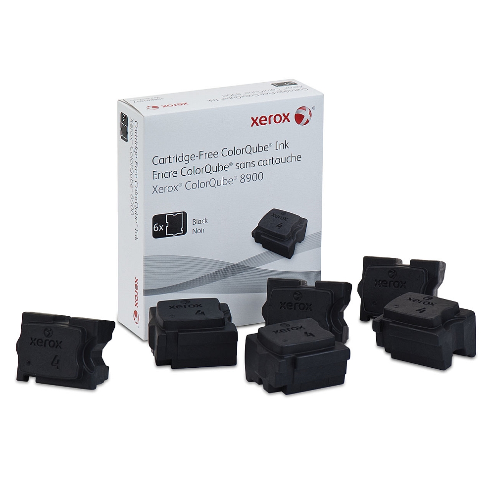 Xerox Xerox Colorqube Ink Black, Colorqube 8900 (6 Sticks)