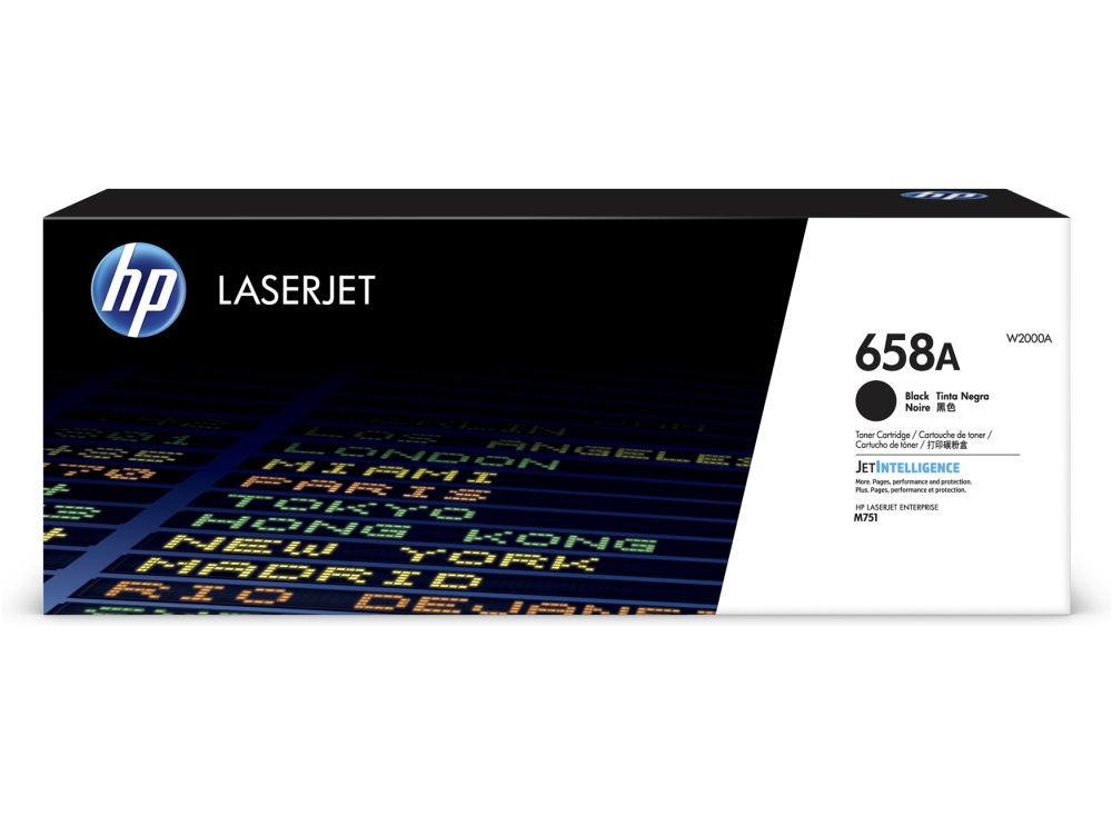 HP 658A Black LaserJet Toner Cartridge