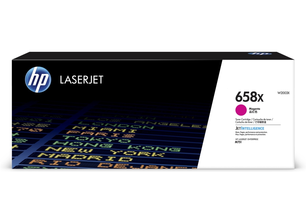 HP 658X Magenta LaserJet Toner Cartridge