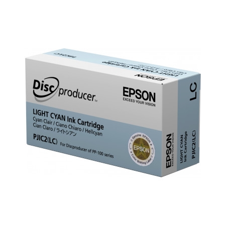 Epson Discproducer Ink Cartridge, Light Cyan for Discproducer Autoprinter