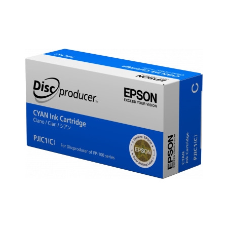 Epson Discproducer Ink Cartridge, Cyan for Discproducer Autoprinter