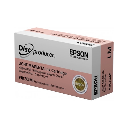 Epson Discproducer Ink Cartridge, Light Magenta for Discproducer Autoprinter