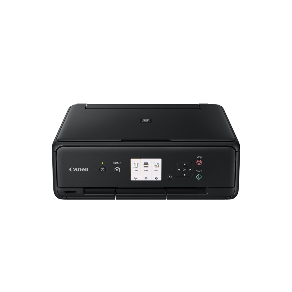 Canon PIXMA TS5050 All-In-One, Black + Canon Plus Glossy II PP-201, 5x5", 20 sheets