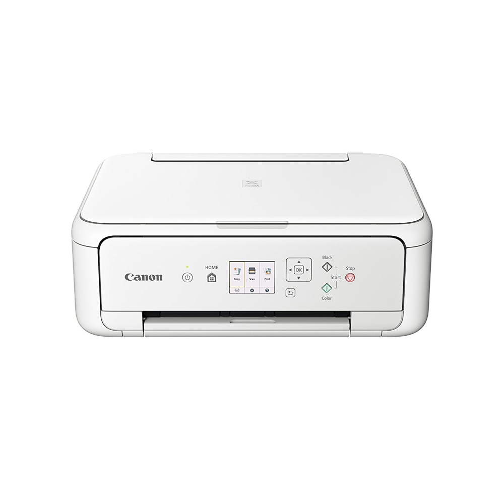 Canon PIXMA TS5151 All-In-One, White + Canon Plus Glossy II PP-201, 5x5", 20 sheets