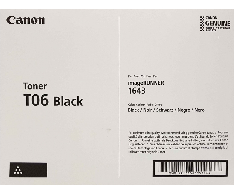 Canon toner CRG-T06 for IR1643i