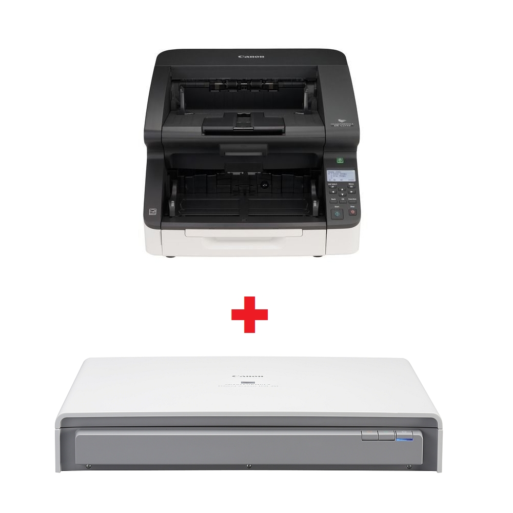 Canon Document Scanner DR-G2140 + Flatbed Scanner Unit 201