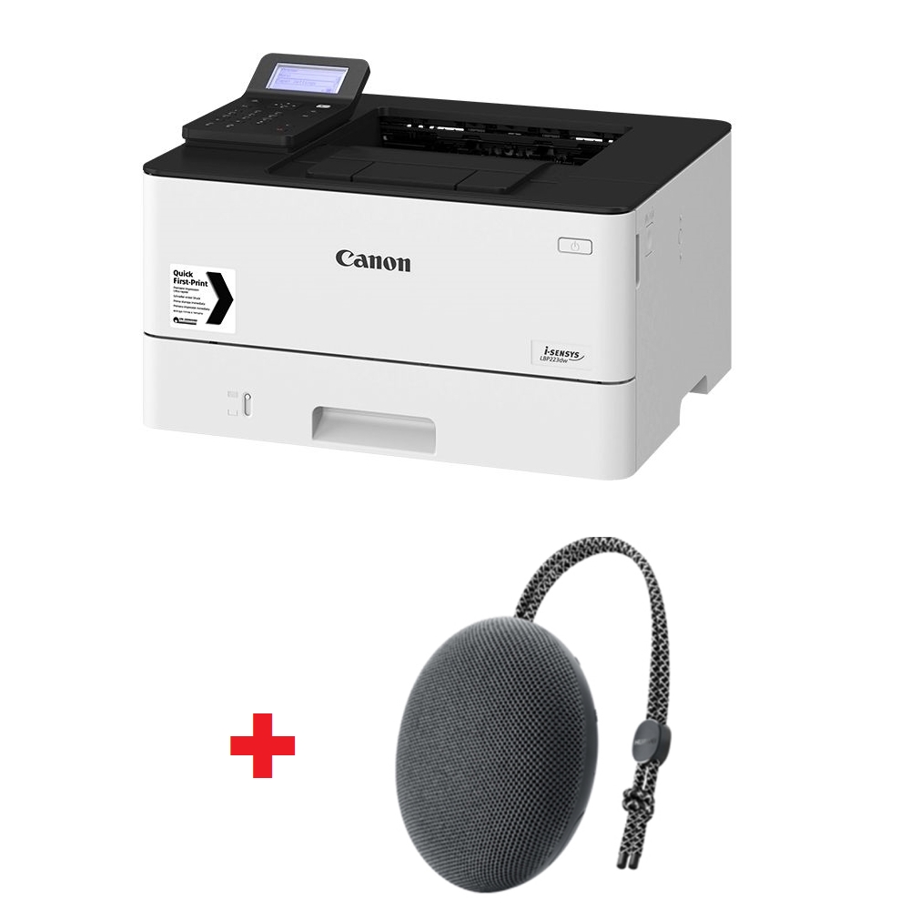 Canon i-SENSYS LBP226dw + Huawei Sound Stone portable bluetooth speaker CM51