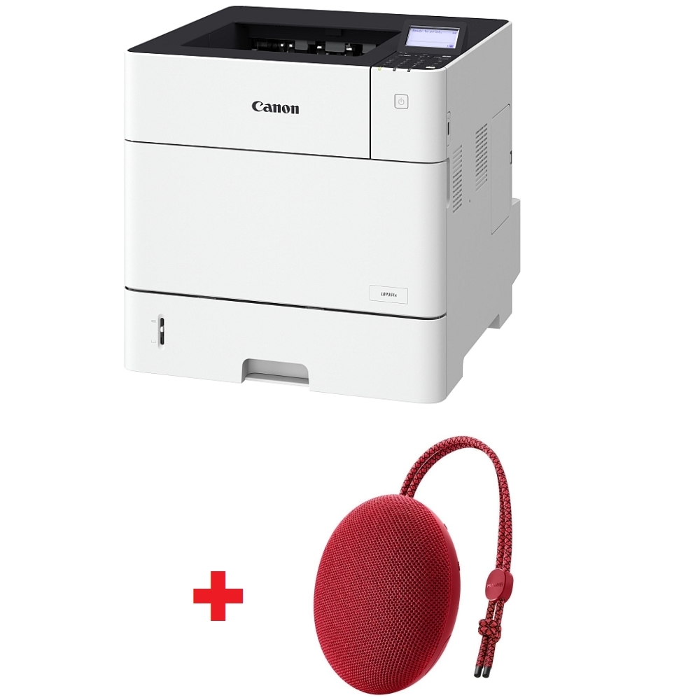Canon i-SENSYS LBP351x + Huawei Sound Stone portable bluetooth speaker CM51 Red