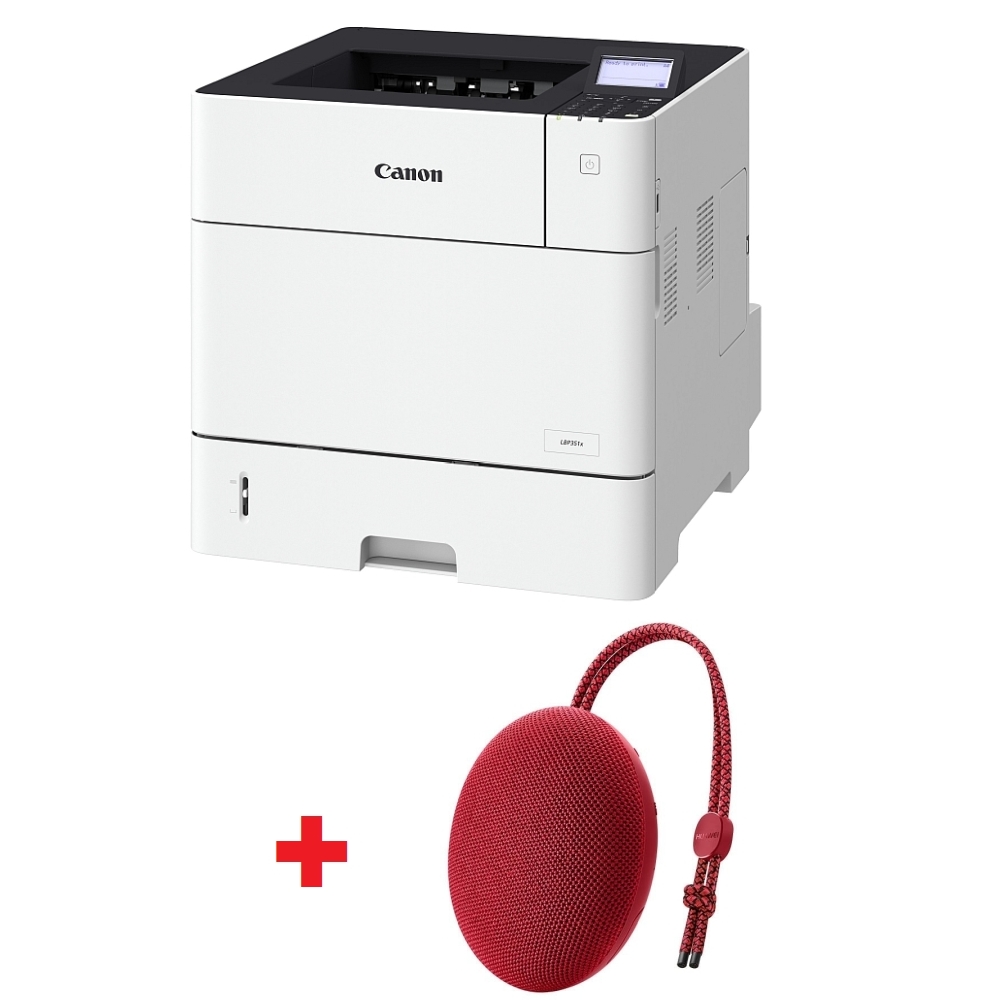 Canon i-SENSYS LBP352x + Huawei Sound Stone portable bluetooth speaker CM51 Red