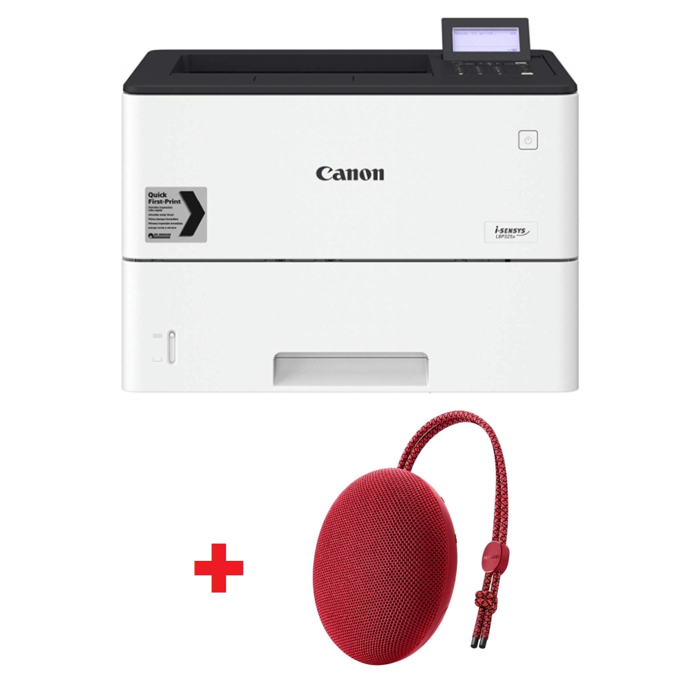 Canon i-SENSYS LBP325x + Huawei Sound Stone portable bluetooth speaker CM51 Red
