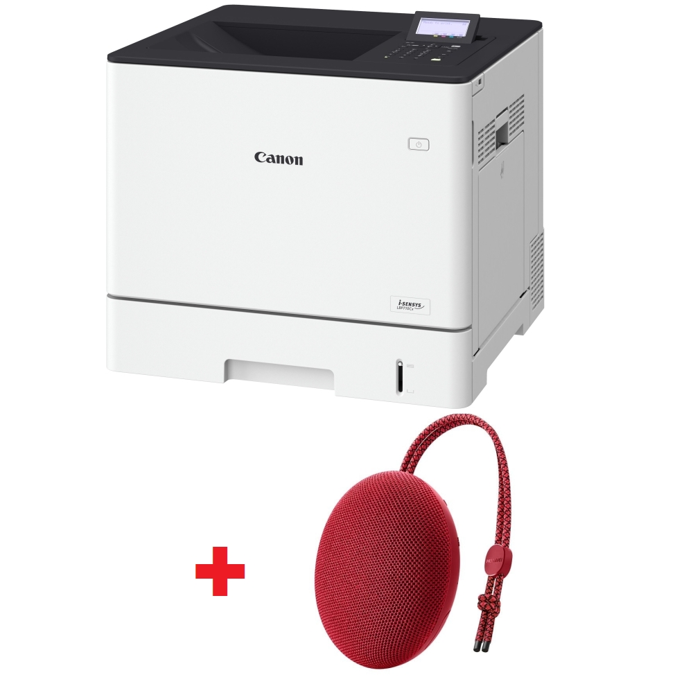 Canon i-SENSYS LBP710cx + Huawei Sound Stone portable bluetooth speaker CM51 Red