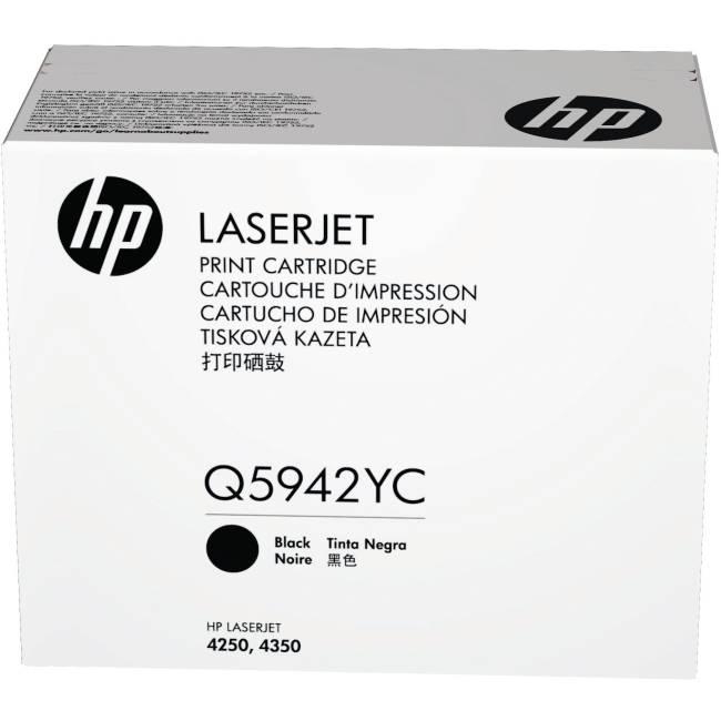 HP LaserJet Q5942A Black Print Cartridge with Smart Printing Technology