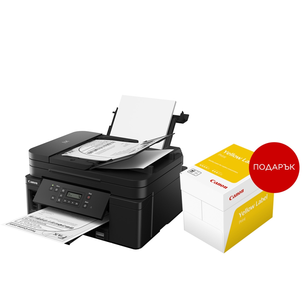 Canon PIXMA GM4040 All-In-One, Black + Canon Standart Label A4 (box)