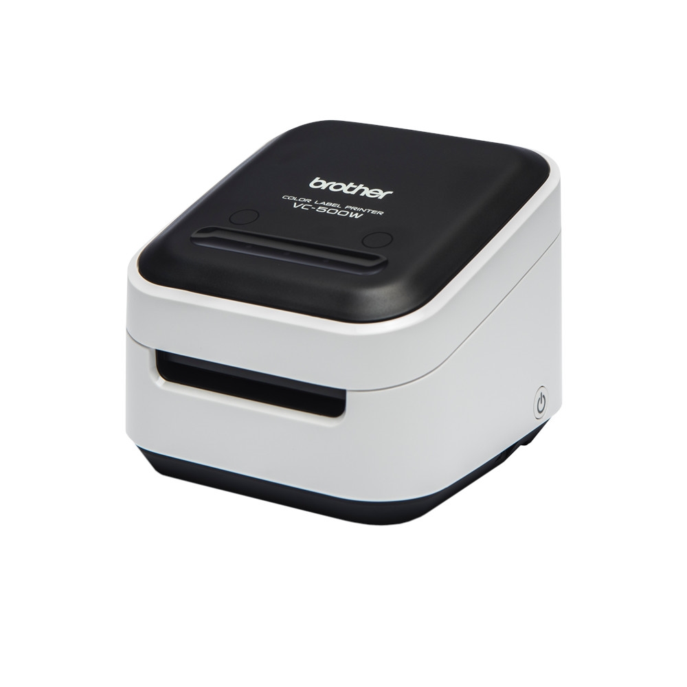 Brother VC-500W Label Printer + Brother Continuous Paper Tape (Full colour, Ink-free 9mm)
