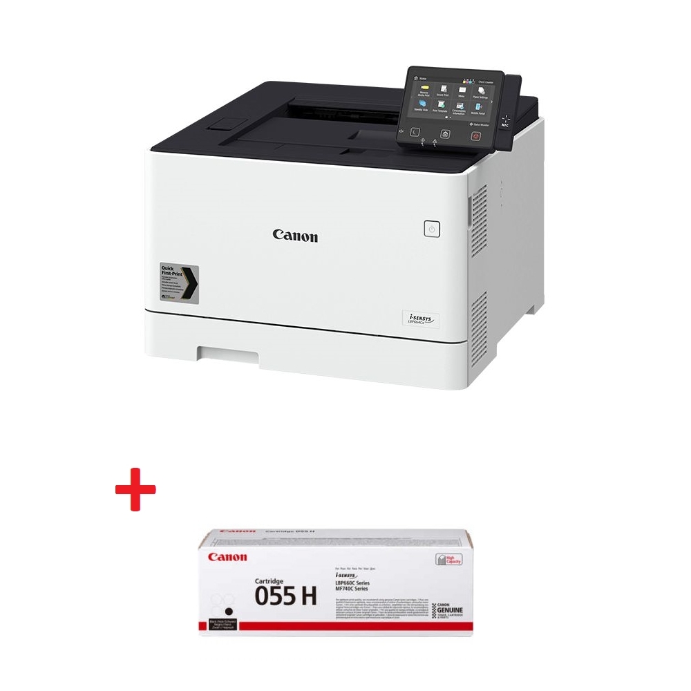 Canon i-SENSYS LBP664Cx + Canon CRG-055H BK
