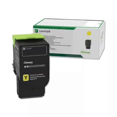 Lexmark 78C2UY0 Yellow Ultra High Yield Return Programme Toner Cartridge