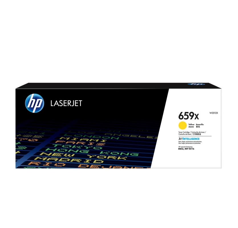 HP 659X High Yield Yellow Original LaserJet Toner Cartridge