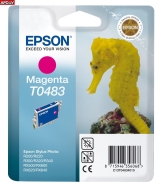 Epson T0483 Magenta Cartridge - Retail Pack (untagged)