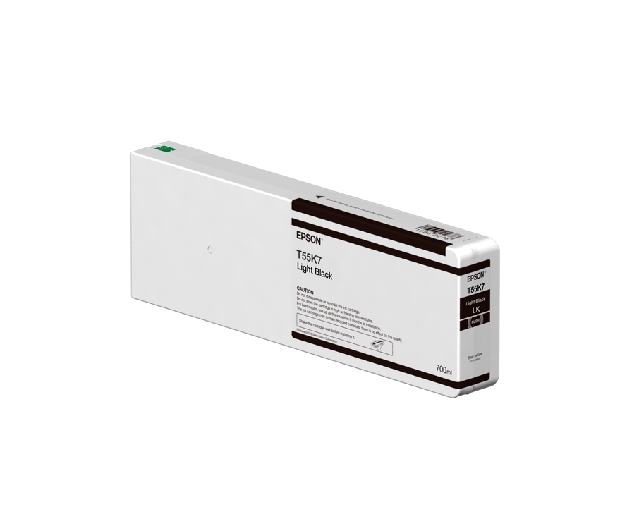 Epson Singlepack Light Black T55K700 UltraChrome HDX/HD 700ml