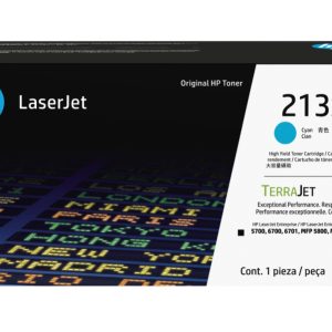 HP 213X Cyan Original LaserJet Toner Cartridge