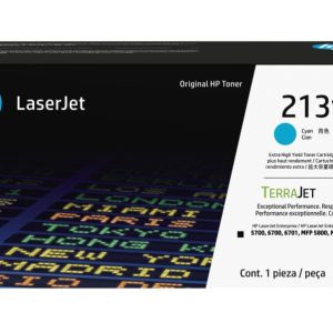 HP 213Y Cyan Original LaserJet Toner Cartridge