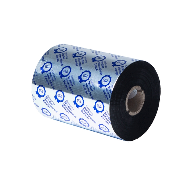 Brother Premium Wax/Resin black 110mm x 600m (PK OF 6) - Image 2