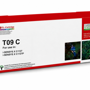 Съвместима тонер касета Canon T09 Cyan